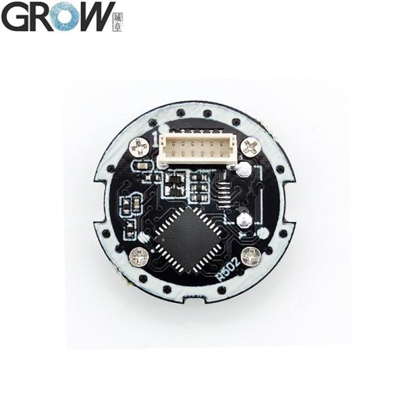 GROW R502-A RGB LED Control Small Thin Circular DC3.3V SH1.0-6pin Capacitive Fingerprint Module Sensor Scanner