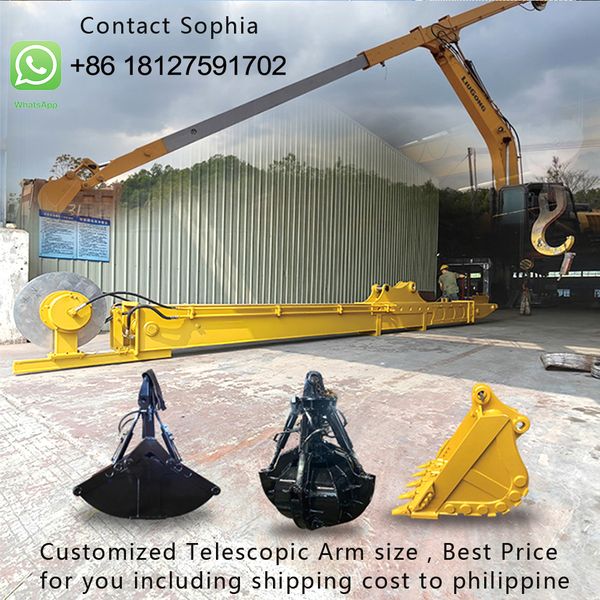 Custom Produce Excavator Telescopic Arm With 10M Digging Depth Performance