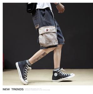 China OEM ODM Vintage Washed Distressed Jeans Men'S Lightweight Cargo Shorts For Summer on sale