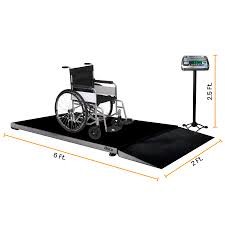 Wheelchair Scale Reliable Platform Scale With Ramp 500kg