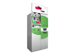  Rf Fingerprint Scanner Multimedia Kiosk With 32 Inches Advertising Screen For Foreign Currency Exchange Manufactures