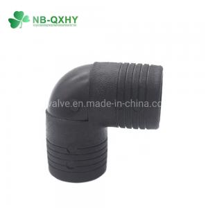 China Round Head Code Black Electrofusion HDPE 90 Degree Elbow SDR11 for Plumbing Fittings on sale