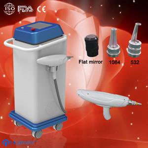  good cooling system Q-switched Nd-yag laser machine coffee spot ; tattoo removal Manufactures