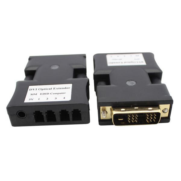 DVI optical Extender with 4xLC 2KM 1080P/60Hz for video conference LED Display