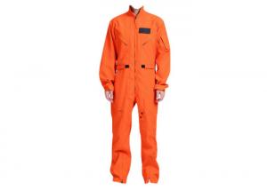 China Orange Nomex Tank Suit Fire Resistant Coveralls Nomex Breathable IIIA Material on sale