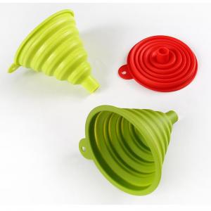 China 42g 28g Mini Flexible Silicone Collapsible Funnel on sale