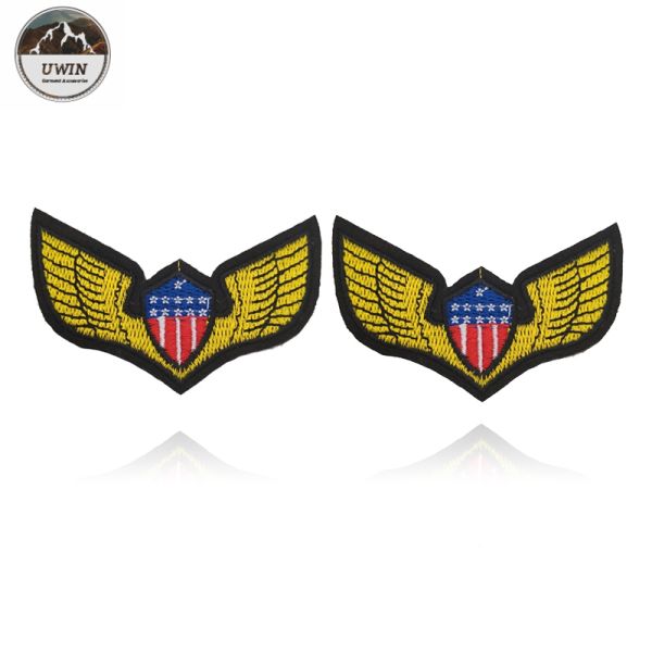 Iron On Style Custom Woven Patches / Army Uniform Patches Customized Size