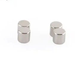 Round NdFeB Permanent Magnets N30-N54 Shape Dimension Customized