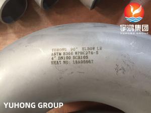 China HASTELLOY STEEL BUTT WELD FITTING ASTM B366 UNS N10276/HASTELLOY C276 ELBOW BEND on sale