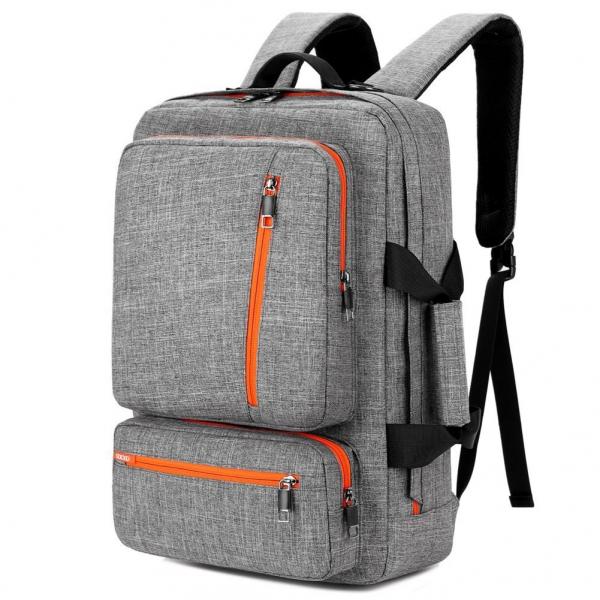 Quality 17 Inch Laptop Tote Bag Grey Color , Travel Laptop Backpack Computer Bag for sale