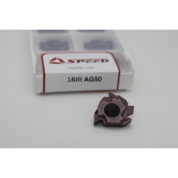 CNC Tungsten Carbide Threading Inserts 22IR/ER AG55/60 For Stainless Steel