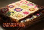 America Countryside Nordic Hand-woven crochet hook Daisy cover blanket,knitted