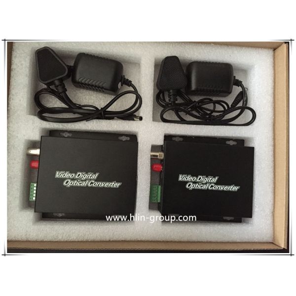 1 Channel Video Digital Optical Converter With BNC FC Port For CCTV Cameras