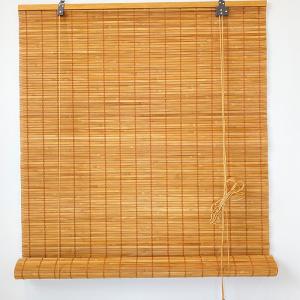 China 1.5m 2m Waterproof Bamboo Slat Roll Up Blinds Sun Proof Woven Roman Bamboo Blinds on sale