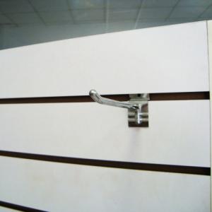  Spinning 4 Sides Slat Panel Display With Metal Hooks Manufactures
