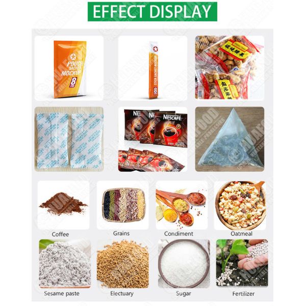 Detergent Powder 60ml Automatic Food Packing Machine