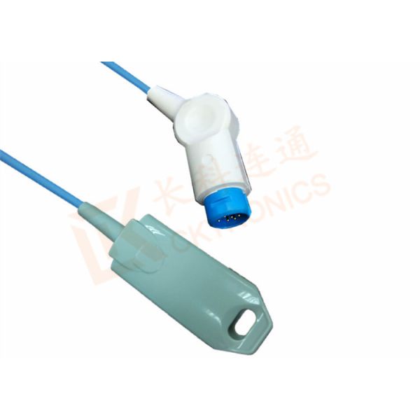 10 Pin Reusable Adult Finger Clip SPO2 Probe Sensor Nihon Kohden