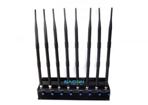  18w Power Mobile Phone Blocker Jammer Long Distance With 3 Cooling Fans Inside Manufactures
