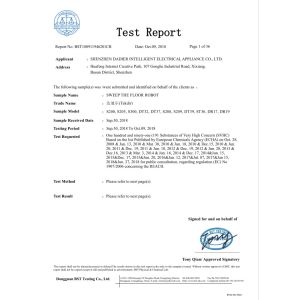 Shenzhen Takdir Intelligent Electric Appliances Co., Ltd Certifications