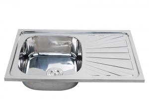  factory liquidation WY8050B modern kitchen designs kitchens sink single bowl with drain board kitchen sink Manufactures