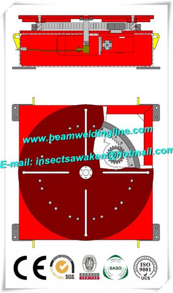 Quality Floor Turning Table Pipe Welding Positioner 380V 3P 50HZ 1500mm Worktable for sale