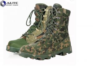  Heavy Duty  Law Enforcement Boots , Tan Combat Boots Insulated Fashion Manufactures