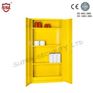 China 36 Litre Hazardous Storage Cabinet  3 Shelves Large Customized Metal Cabinets on sale