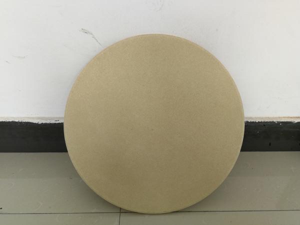 Quality 12 Inch Cordierite Pizza Stone For Oven , Food Grade Round Baking Stone for sale