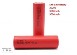  20700 Lithium Ion Cylindrical Battery For Electrical Vehicle 3.7V 3000MAH 30C Manufactures