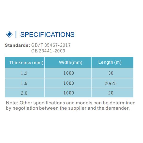 Bondsure® CLF Self Adhesive Waterproofing Membrane Cross Laminated Film Macromolecule