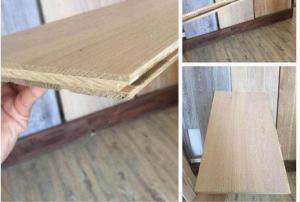 China 3 layers oak laminated solid timber flooring on sale