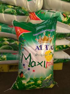 China ALTAJ 25kg bags bulk bag detergent powder/OEM detergent factory wholesale Bulk laundry washing detergent powder to dibai on sale
