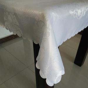 China BSCI audit passed-New arrival-100% Polyester Jacquard table cloth on sale