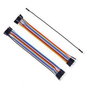 China 40p Flat Ribbon Male To Female DuPont Cable 2.54mm Pitch Breadboard Jumpers on sale