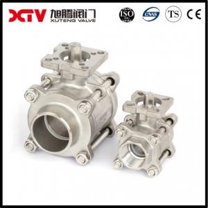  Xtv Soft Seated Stainless Steel Ball Valve with Butt Welding and Mounting Pad Full Payment Manufactures