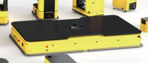  360 Rotating AGV Automated Guided Vehicle For Warehouse System QR Code Visual Navigation Manufactures