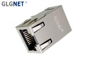  Tab Up Single Port Rj 45 Connector 10 / 100 Base - T Through Hole Manufactures
