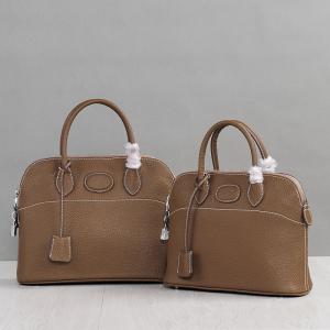China high quality ladies cowskin shell bags 27cm 31cm brown designer bag handbags women luxury handbags famous brand handbags on sale
