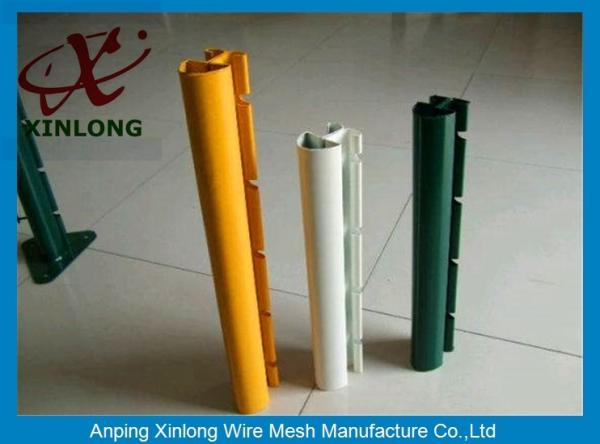 Quality Xinlong Fence Post Accessories Square Fence Posts Pvc Coating Anti Corrosion for sale
