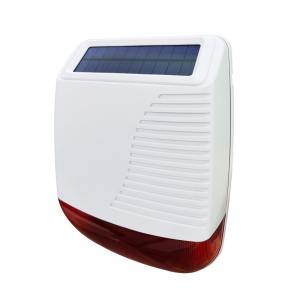  Factory New Design home security Solar Alarm siren for home wireless security alarm system Manufactures