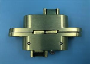  Satin Brass Concealed Gate Hinges / Industrial 180 Degree Door Hinge Manufactures