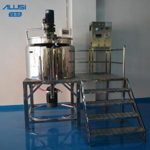 Industrial Chemical Liquid Homogenizer Emulsifier Mixer Detergent Heated Mixing Reactor Tank Agitator Blender Manufactures