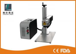 High Speed Fiber Laser Marker , Air Cooling Serial Number Engraving Machine