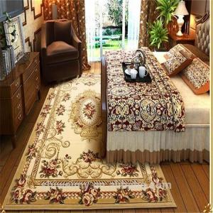 China Embroider machine carved rectangular wilton persian pray rug on sale
