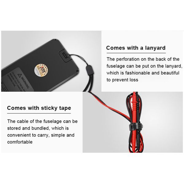 600V DC Digital Clamp Multimeter NCV Ohm Hz EBTN Analog Tester