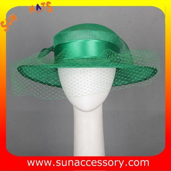 Elegant fancy Church sinamay hats for ladies ,Sinamay wide brim church hat