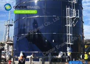 China Glass Fused To Steel Dry Bulk Tanks For Storage Fly Ash Slag And Cement on sale