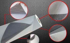  Micro perforated vinyl window film covering one way vision for wide format printing solvent printe Manufactures