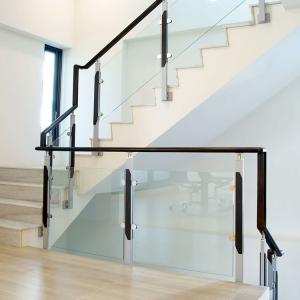  High Permeability Tempered Glass Railing For Staircase Balcony Glass Balustrade Manufactures