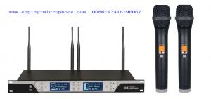  820/TRUE DIVERSITY professional infrared selectable frequency dual channel wireless microphone Manufactures
